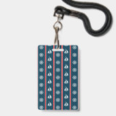 Nautical Design Ausweis (Vorderseite mit Lanyard)