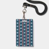 Nautical Design Ausweis (Rückseite mit Lanyard)