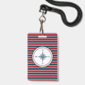 Nautical Design Ausweis (Vorderseite mit Lanyard)