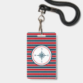 Nautical Design Ausweis (Rückseite mit Lanyard)