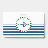 Nautical Design Ausweis (Rückseite)