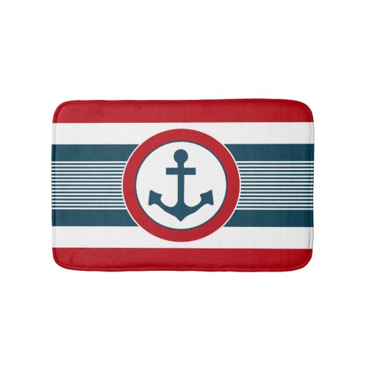 Nautical Design Badematte (Vorderseite)