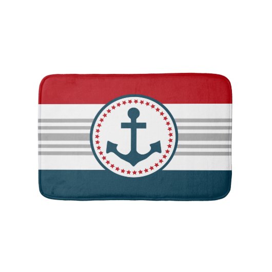 Nautical Design Badematte (Vorderseite)