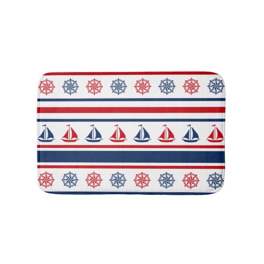 Nautical Design Badematte (Vorderseite)