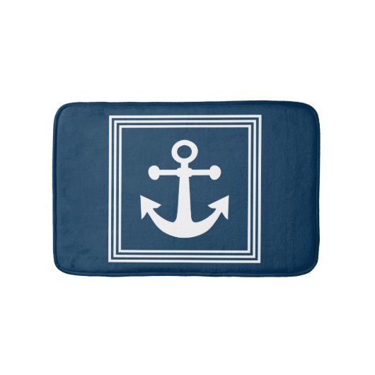 Nautical Design Badematte (Vorderseite)