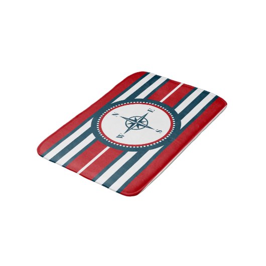 Nautical Design Badematte (Schrägansicht)