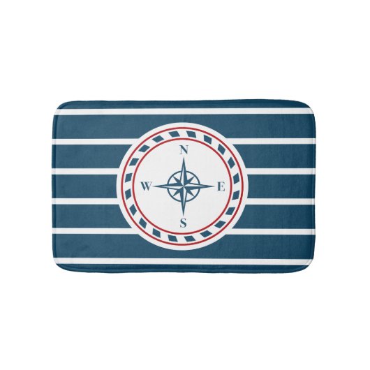 Nautical Design Badematte (Vorderseite)