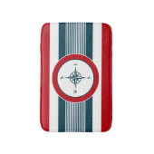 Nautical Design Badematte (Vorderseite Vertikal)