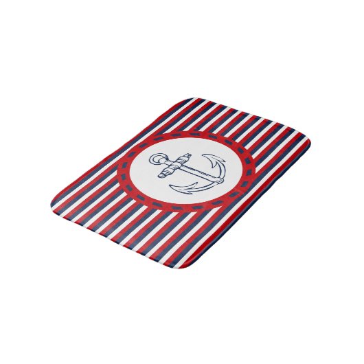 Nautical Design Badematte (Schrägansicht)