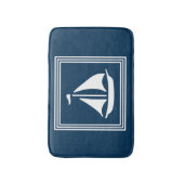 Nautical Design Badematte (Vorderseite Vertikal)