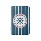 Nautical Design Badematte (Vorderseite Vertikal)