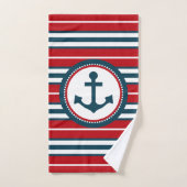 Nautical Design Badhandtuch Set (Handtuch)