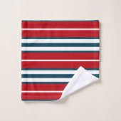 Nautical Design Badhandtuch Set (Waschlappen)