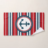Nautical Design Badhandtuch Set (Handtuch)