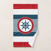 Nautical Design Badhandtuch Set (Handtuch)