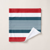 Nautical Design Badhandtuch Set (Waschlappen)