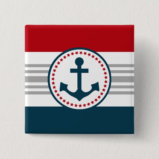 Nautical Design Button (Vorderseite)