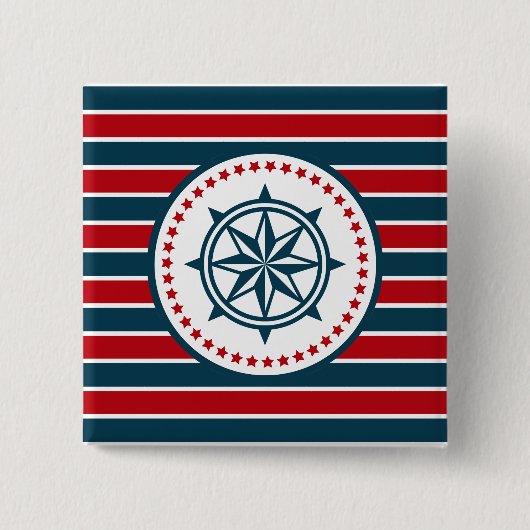 Nautical Design Button (Vorderseite)