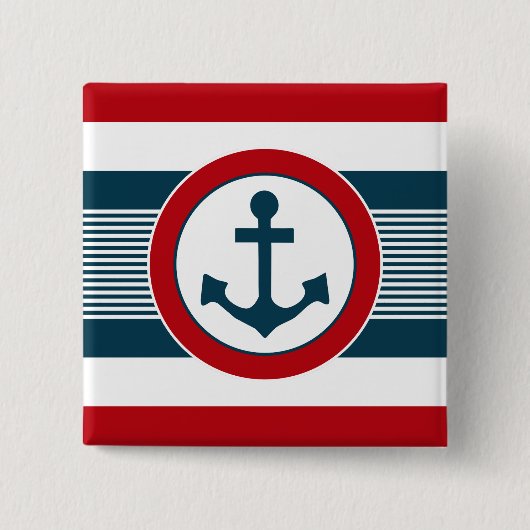 Nautical Design Button (Vorderseite)