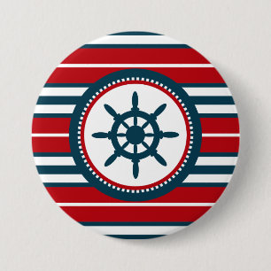 Nautical Design Button