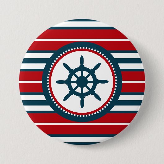 Nautical Design Button (Vorderseite)