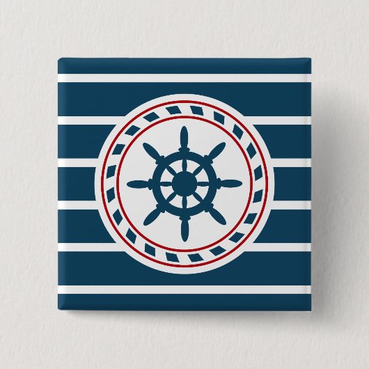 Nautical Design Button (Vorderseite)
