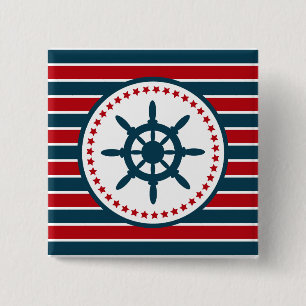 Nautical Design Button