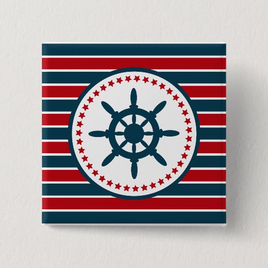 Nautical Design Button (Vorderseite)