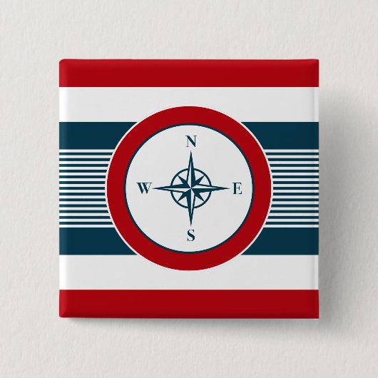 Nautical Design Button (Vorderseite)