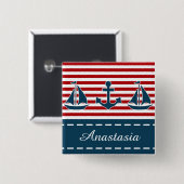 Nautical Design Button (Vorne & Hinten)