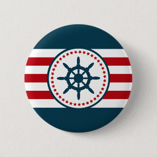 Nautical Design Button