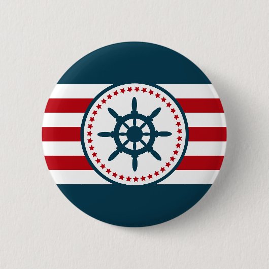 Nautical Design Button (Vorderseite)