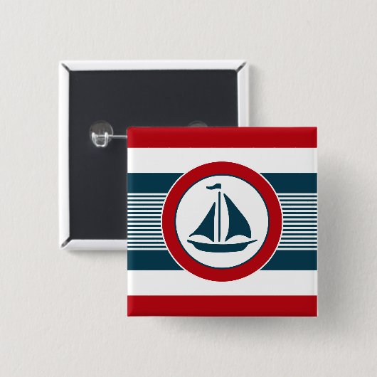 Nautical Design Button (Vorne & Hinten)