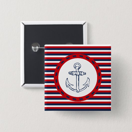 Nautical Design Button (Vorne & Hinten)