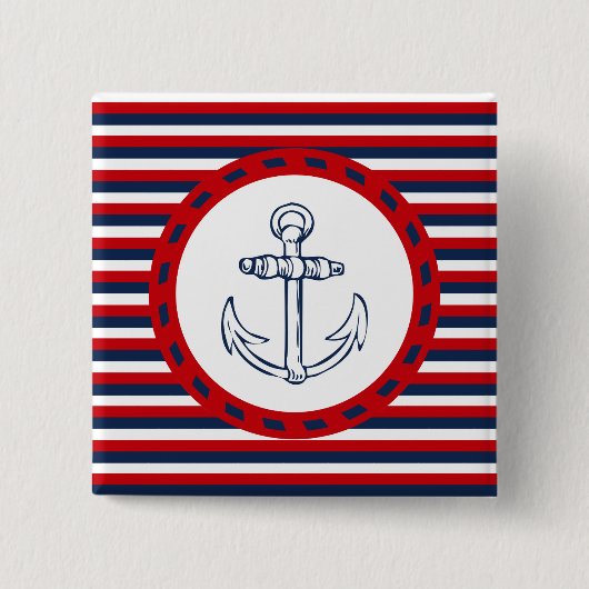 Nautical Design Button (Vorderseite)