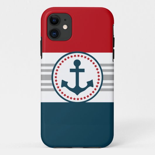 Nautical Design Case-Mate iPhone Hülle (Rückseite)