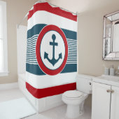 Nautical Design Duschvorhang (Beispiel)