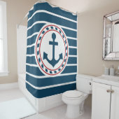 Nautical Design Duschvorhang (Beispiel)
