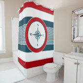 Nautical Design Duschvorhang (Beispiel)