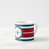 Nautical Design Espressotasse (Vorderseite Rechts)