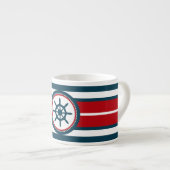 Nautical Design Espressotasse (Vorderseite Rechts)