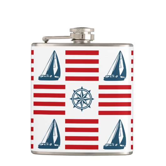 Nautical Design Flachmann (Vorderseite)