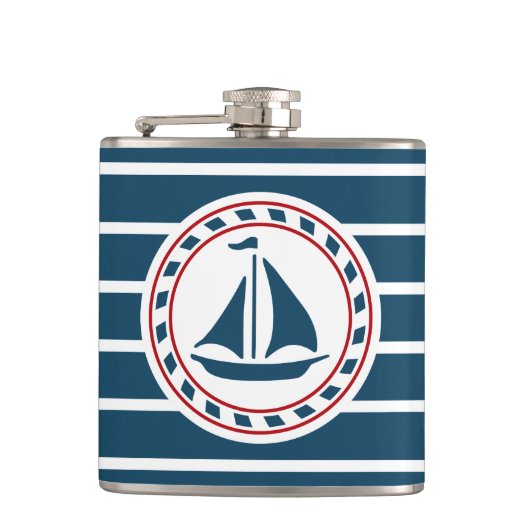 Nautical Design Flachmann (Vorderseite)