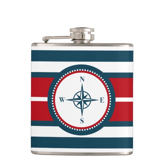 Nautical Design Flachmann (Vorderseite)