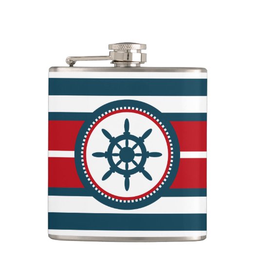 Nautical Design Flachmann (Vorderseite)