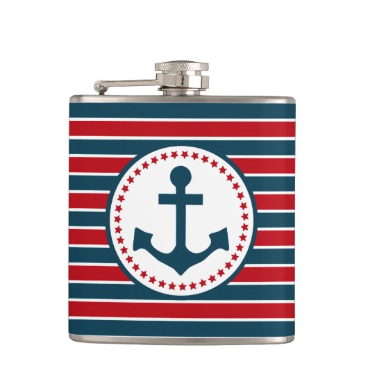 Nautical Design Flachmann (Vorderseite)
