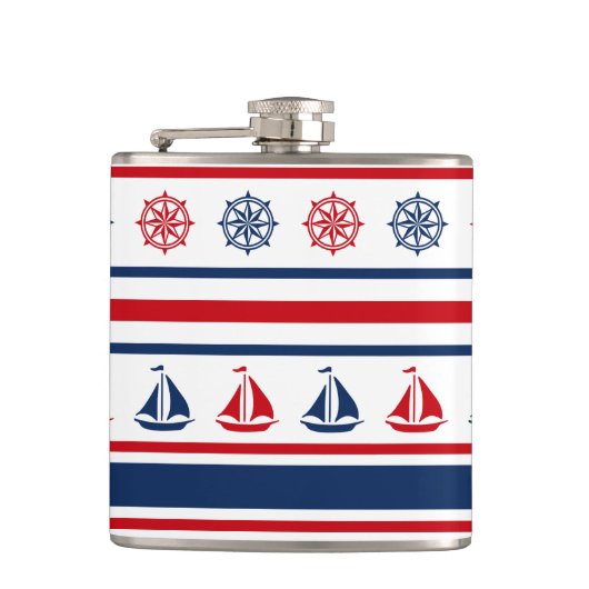 Nautical Design Flachmann (Vorderseite)