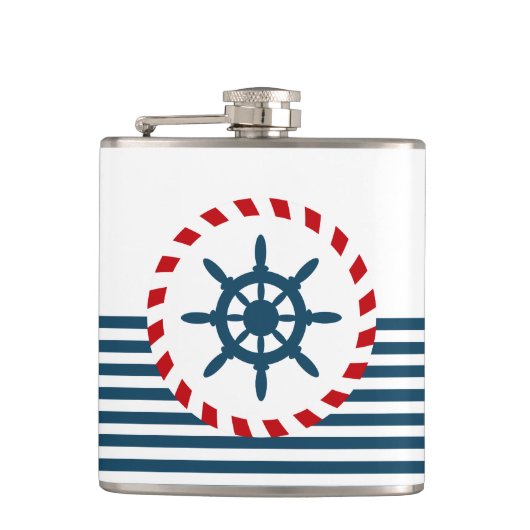 Nautical Design Flachmann (Vorderseite)