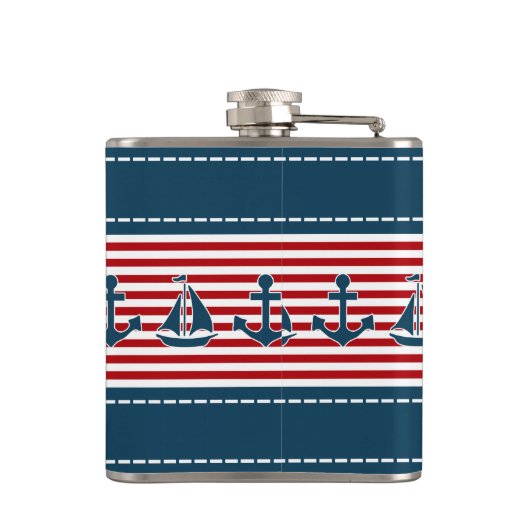 Nautical Design Flachmann (Rückseite)