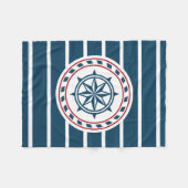 Nautical Design Fleecedecke (Vorderseite (Horizontal))